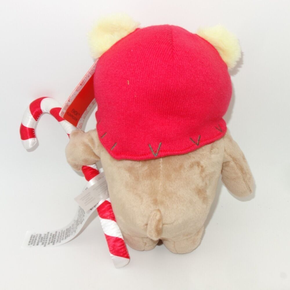 NEW Disney Parks Star Wars 12" Ewok w/ Candy Cane 2022 Holiday Christmas Plush - Picture 4 of 8